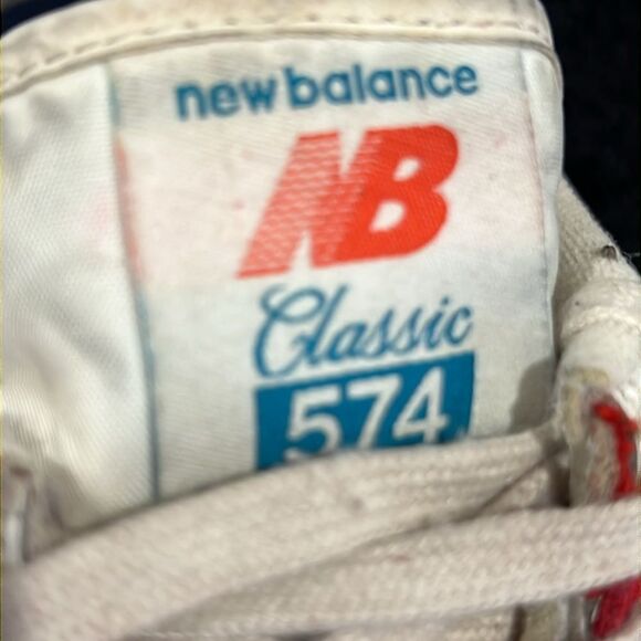 🔥🔥 NEW BALANCE Classic 574 Sneakers “Rainbow Pack” Men Sz 9.5 - EXCELLENT - Picture 9 of 16